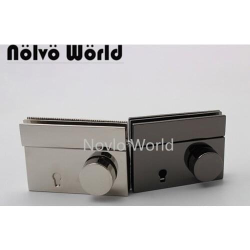 2-10pcs 4 colors 53*38mm high level suitcase bag metal clasp handbag snap push locks