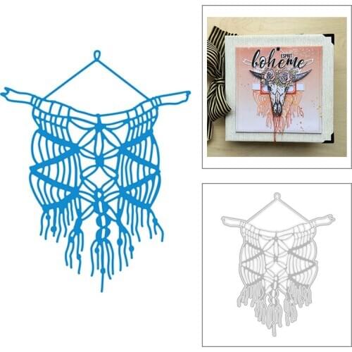 2020 New Banners Macrame Metal Cutting Dies For DIY Lace Embossing Background Decoration Greeting Card Cut Scrapbooking No Stamp