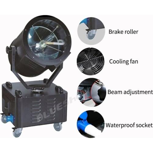 3000w searchlight outdoor searchlight Outdoor Sky Rose Light 3kw waterproof Roof Light Moutain