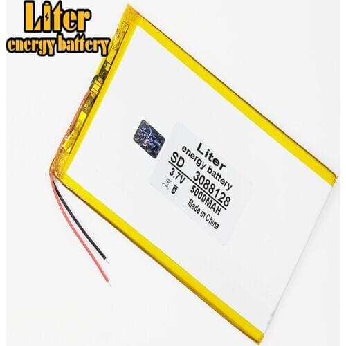 3088128 3.7 V lithium polymer battery 5000 mah DIY mobile emergency power charging treasure battery