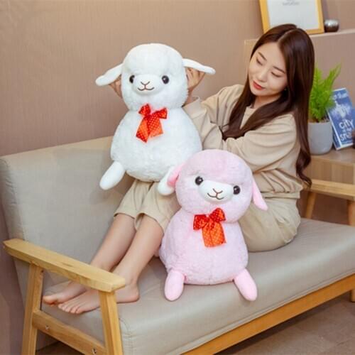 35/40cm Cute Alpaca Plush Toy Baby Appease Sleeping Pillow Doll Animal Lama Stuffed Soft Toy Birthday Gifts For Girls Children