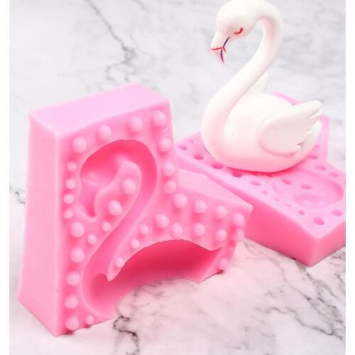 3D Flamingo Unicorn Rabbit Cake Silicone Mold Cake Decorating Tools Animal DIY Chocolate Fondant Sugarcraft Baking Soap Mould