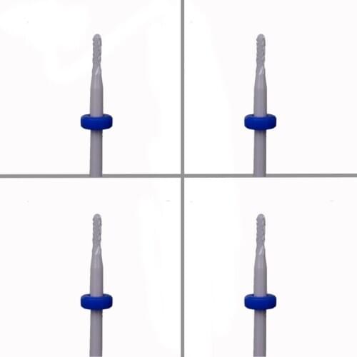 4pcs Pink Ceramic Nail Drill Bit - Round Bit - Medium