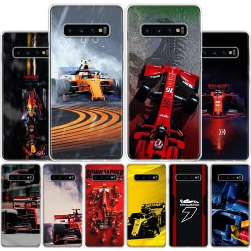 For Formula 1 Cover Phone Case For Samsung Galaxy S10 S20 Ultra Note 10 9 8 S9 S8 Plus Pro Lite S7 S6 J4 J6 J8 + Coque