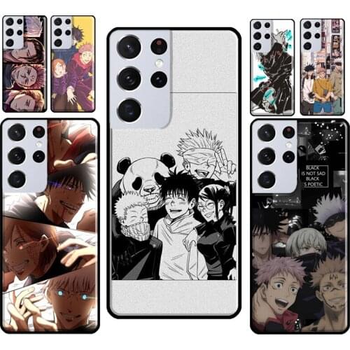 Anime Jujutsu Kaisen Case For Samsung Galaxy S21 Ultra Note 20 S20 FE S8 S9 S10 Note 10 Plus S10e Phone Cover