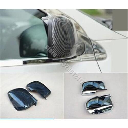 For FIAT Freemont Car styling Carbon fiber pattern Rearview mirror Decoration /Rearview mirror cover Trim