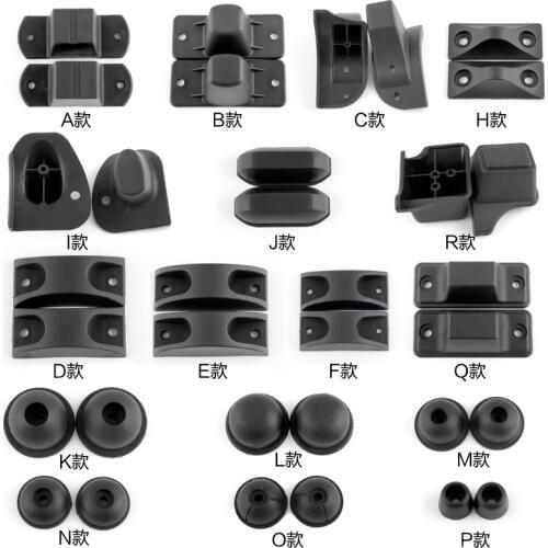 Box Bag Fittings Circular Foot Frame Pull Rod Box General Foot Pin Suitcase Front Leg Front Foot Suitcase