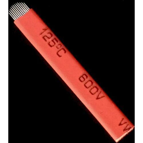 100 PCS 12 14 18U Pins Permanent Makeup Manual Eyebrow Tattoo Needles Blade By Free Shipping