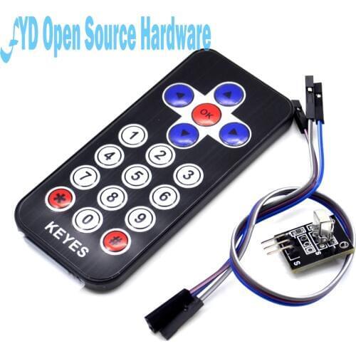 1 set Infrared Remote Control Module Wireless IR Receiver Module DIY Kit HX1838 for Raspberry Pi