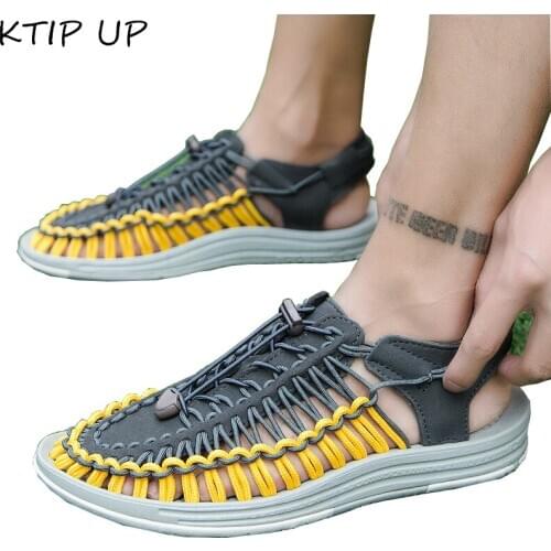 Summer Men Sandals for Men Women Fashion Outdoor Casual Shoes Comfortable Breathable Soft Beach Shoes Men Flat Sandals Men Shoes