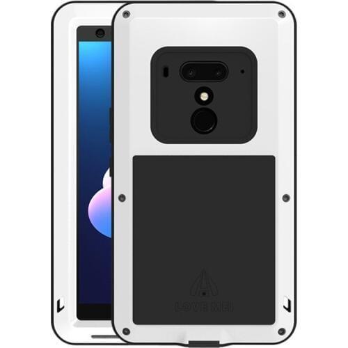 LOVE MEI Metal Case Cover Powerful Aluminum Armor Shockproof Coque Life Waterproof Phone Case For HTC U12 Plus U12+ Capa Funda