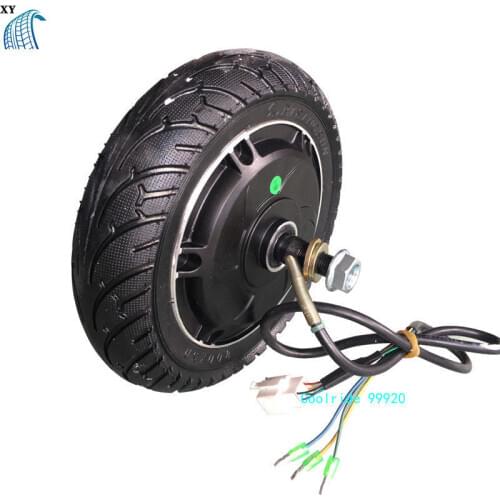 Scooter Motor 8 Inch 10 Inch 24V36V48V Brushless Gearless Motor Modified Electric Scooter Solid Tire