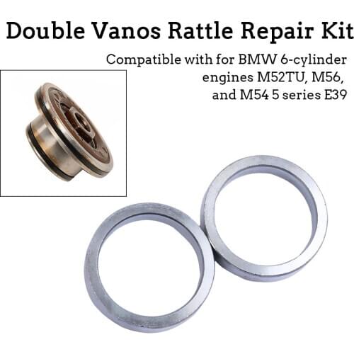 For BMW M54 M52 M56 Dual Double Vanos Rattle Durable Repair Kit 6 Cylinder Engines Blanking Plates seal Viton Upgrade Kit
