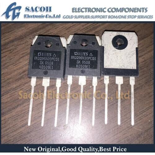 Free shipping 10Pcs IXGQ96N30PCD1 IXGQ96N30P2D1 IXGQ96N30 TO-3P 96A 300V High Speed IGBT