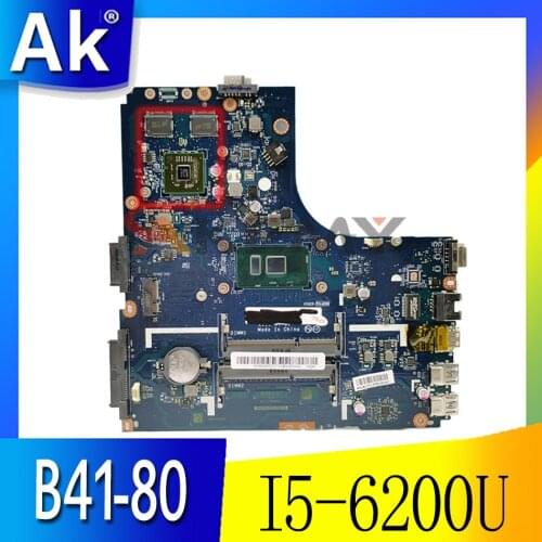 Applicable to B41-80 notebook motherboard I5-6200U EXO2G number LA-D101P FRU 5B20K57281 5B20K57288 5B20K57305 5B20K57291