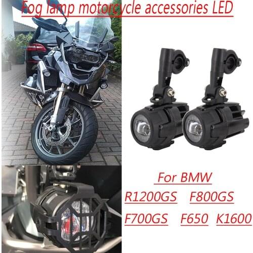 Fog Lights Motorcycle Accessories LED Auxiliary Fog Light Driving Lamp For BMW R1200GS F800GS F700GS F650 K1600