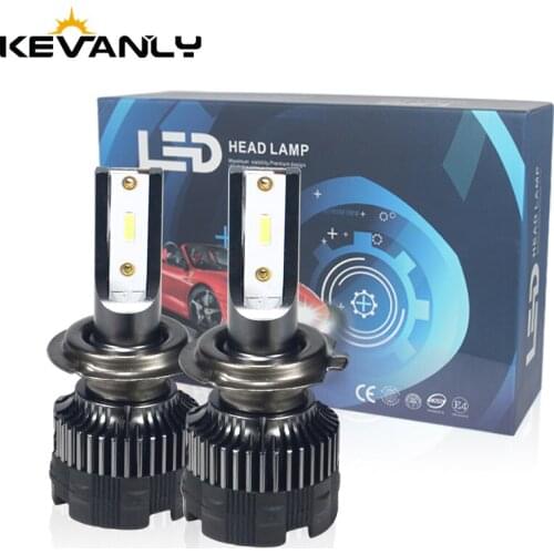 RXZ Car headlight H1 LED H3 LED H4 hi/lo H7 H11 H8 H9 9005/HB3/ Auto Headlamp Lights 7200LM 6000k MINI