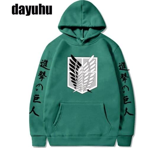 90s japanese Anime Attack on Titan Shingeki No Kyojin Graphic Oversized Hoodies Men Unisex Funny Cartoon Sweatshirt Hoody women