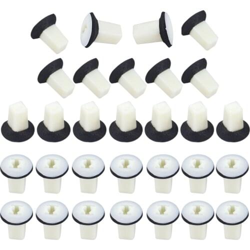 Rear Side & Trunk Trim #8 Screw Grommet Nut Clip MU480034,TQ39904 fit Mitsubishi Dodge Chrysler Jeep Eagle Plymouth Universal