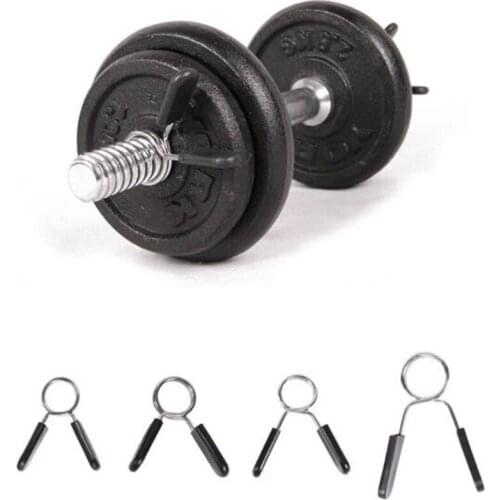 1 Piece 24/25/28/30 Mm Barbell Clamp Spring Collar Clips Gym Weight Dumbbell Lock Standard Lifting Kit Barbell Lock