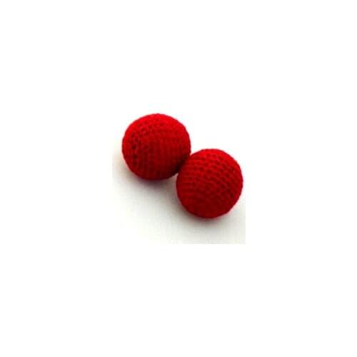 1pcs Crochet Ball Dia 2.5cm/3.1cm Magic Tricks Gimmick Props Magnetic accessory for Cups &balls and Chop Cup