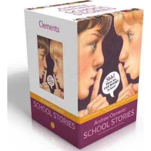 10 Books/Set Andrew Clements Frindle English Reading Books American classic campus novel Books