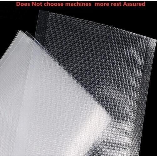 100Pcs Food Vacuum Bag Storage Sealer Space Packing Commercial Food Saver