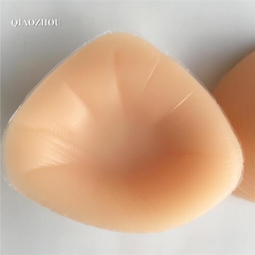 2000g/pair Realistic triangle false breasts natural soft silicone breast forms artificial boobs for man cosplay mastectomy
