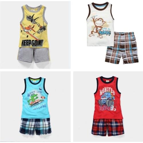 2021 Kid Pajamas Set Children Sleepwear Cartoon Digger Vehicle Cars Pyjamas Pijamas Baby Boy Girl Cotton Nightwear Clothes Set