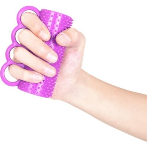 5 Pcs/Lot Hemiplegia Silicone Grrip Device Split Finger/Adult Finger Strength For Rehabilitation Training Massage Ball