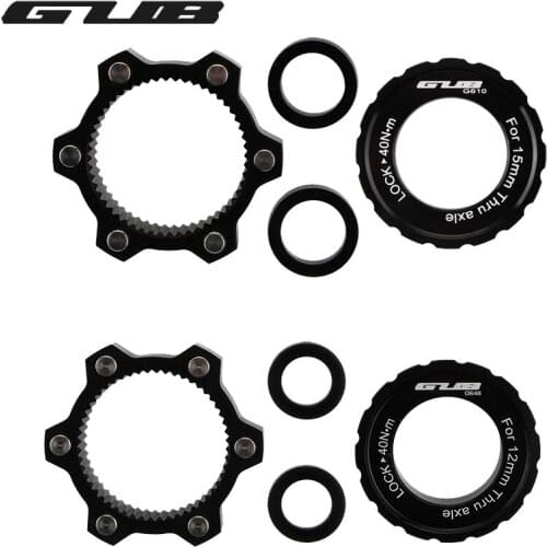GUB Bike Boost Hub Center Lock Adapter,6 Nail Conversion Adapter, For 12mm Thru Axle 142 to 148mm,15mm 100 to 110 Bicycle Parts