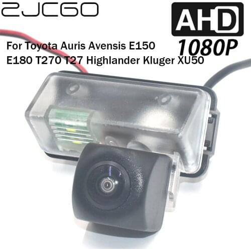ZJCGO Car Rear View Reverse Backup Parking Reversing Camera for Toyota Auris Avensis E150 E180 T270 T27 Highlander Kluger XU50