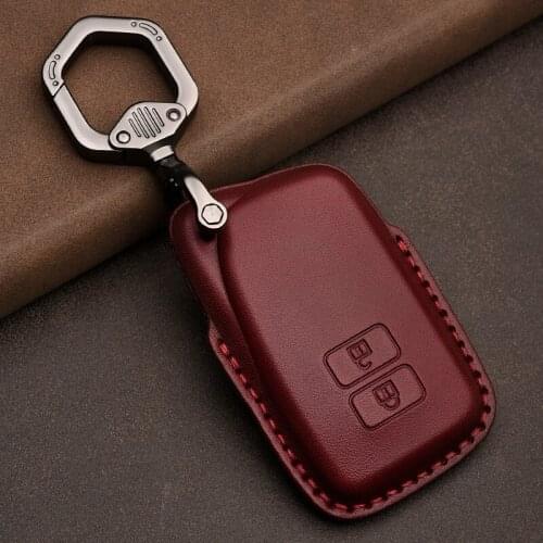 Leather Remote Key Case Cover Holder For Lexus ES 300h 350 NX RX GS 250 350 RC 300 IS250 350 200t LS460 with keychain