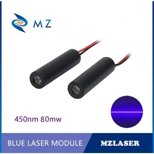 450nm 80mw 60 Degree Industrial APC Drives Blue Line Laser Diode Module