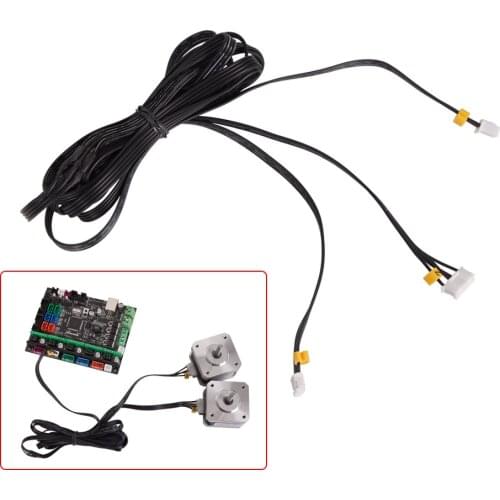3D printer accessories for CR-10 CR-10S/Ender-3 stepper motor line Double Z-axis motor cable 1.5m