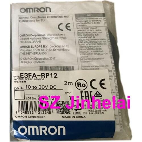 OMRON E3FA-RP12 Authentic Original Photoelectric Switch PNP 2M 10-30VDC