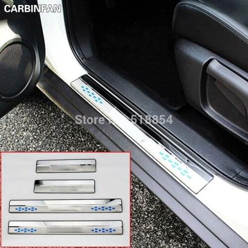 Stainless Steel Welcome Pedals Scuff Plate Door Sill Trim Strip Cover Sticker For Nissan X-TRAIL X TRAIL 2014 2015