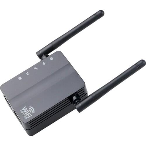 Mini N300 300Mbps WiFi Repeater Router Access Point WiFi Range Extender with 2 External Antennas Support WPS Protection