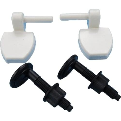 Old Toilet Lid Hinge Fixed Screw Connectors WC Toilet Seat Cover Plate Install Latch Bracket Bolt