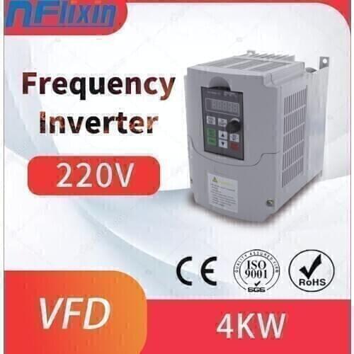 Spindle inverter ac drive 7.5kw/5.5kw 220v frequency converter 3 phase frequency inverter for motor speed controller VFD/VSD