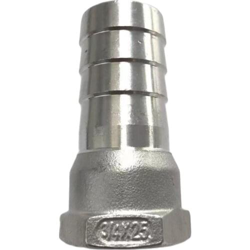 Hose Barb Stainless Steel 304 Female G3/4"-25mm DN20