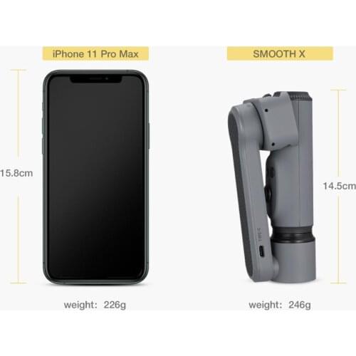 ZHIYUN Official SMOOTH X Phone Gimbal Selfie Stick Handheld Stabilizer Palo Smartphone for iPhone Samsung Huawei Xiaomi Redmi
