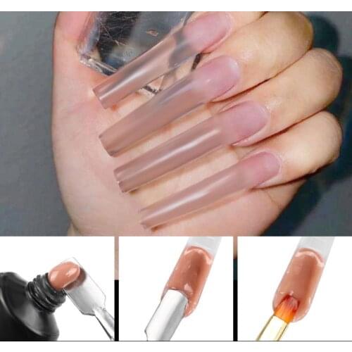 XL Extra Long Square False Nail Tips C Curved Straight Nails Manicure Nail Art Decoration Tools Artificial Acrylic Fake Nails