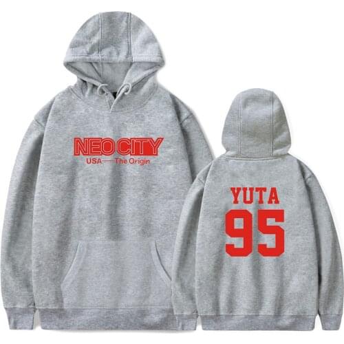 New Hot Nct 127 Hoodie NEO CITY YUTA 95 Print Sweatshirt Keep warm Men Women Hoodies Leisure Boy/Girl Hip Hop Streetwear 4XL