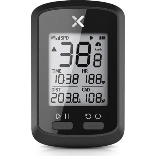 XBOSS Smart GPS Cycling Computer Wireless Bike Computer Digital Speedometer IPX7 Accurate Bike Computer with Protective Cover
