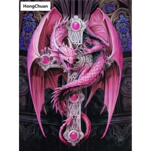 Domineering Dragon Sword 5D DIY Full Square/Round Diamond Painting Diamond Embroidery Diamond Cross Stitch Home Decoration Gift