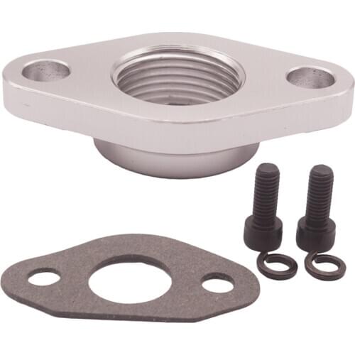 Billet Aluminum Oil Drain Flange 3/4" Barb For T3 T4 T04B T04E T04