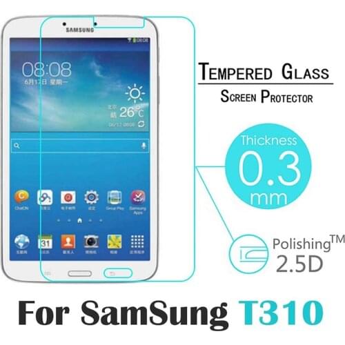 Tempered Glass For Samsung Galaxy Tab 3 SM-T310 SM-T311 8" Tablet Screen Protector For T310 T311 Protective Film HD Glass