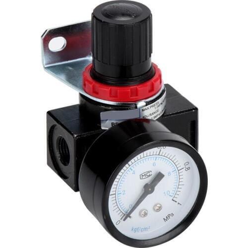 1pc AR2000 Pneumatic mini pressure relief regulator G1/4'' valve air treatment units with fittings