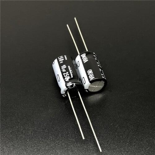 10pcs/100pcs 10uF 250V NICHICON VR Series 10x16mm 250V10uF Aluminum Electrolytic Capacitor